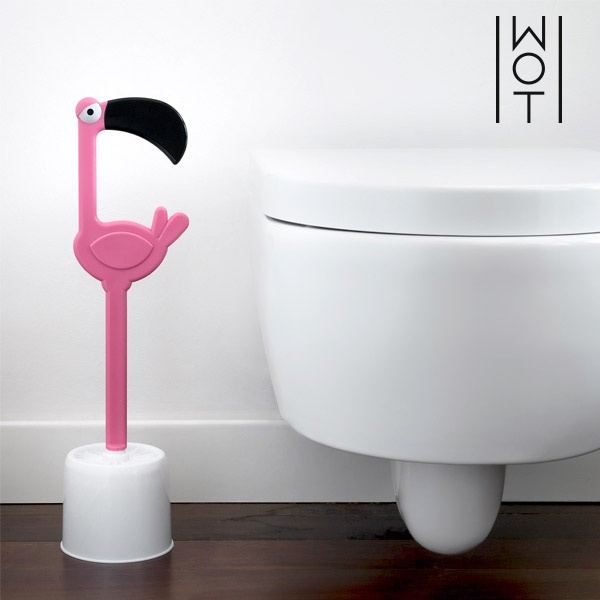 Detail Flamingo Toilet Brush Nomer 11