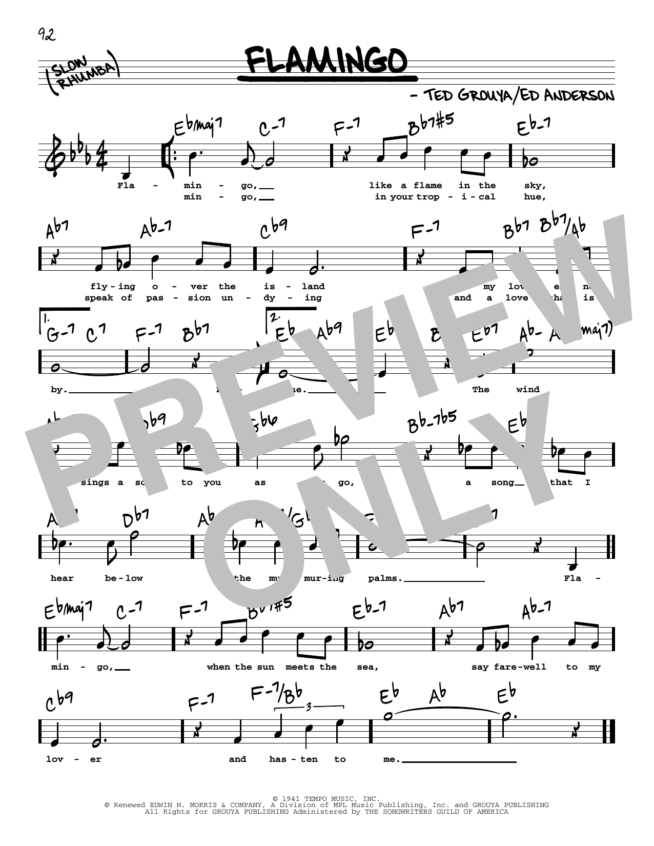 Detail Flamingo Trumpet Sheet Music Nomer 13