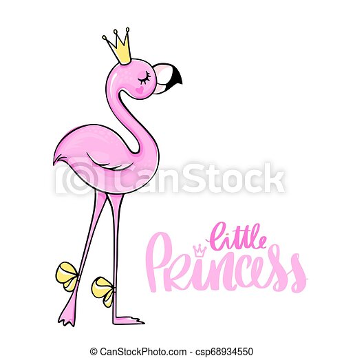 Detail Flamingo With Crown Clipart Nomer 40