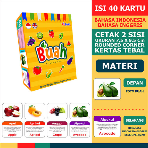 Detail Flash Card Buah Buahan Nomer 49