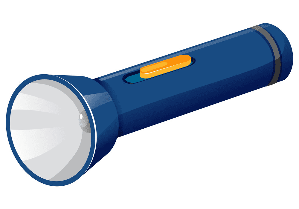 Detail Flashlight Clipart Nomer 3