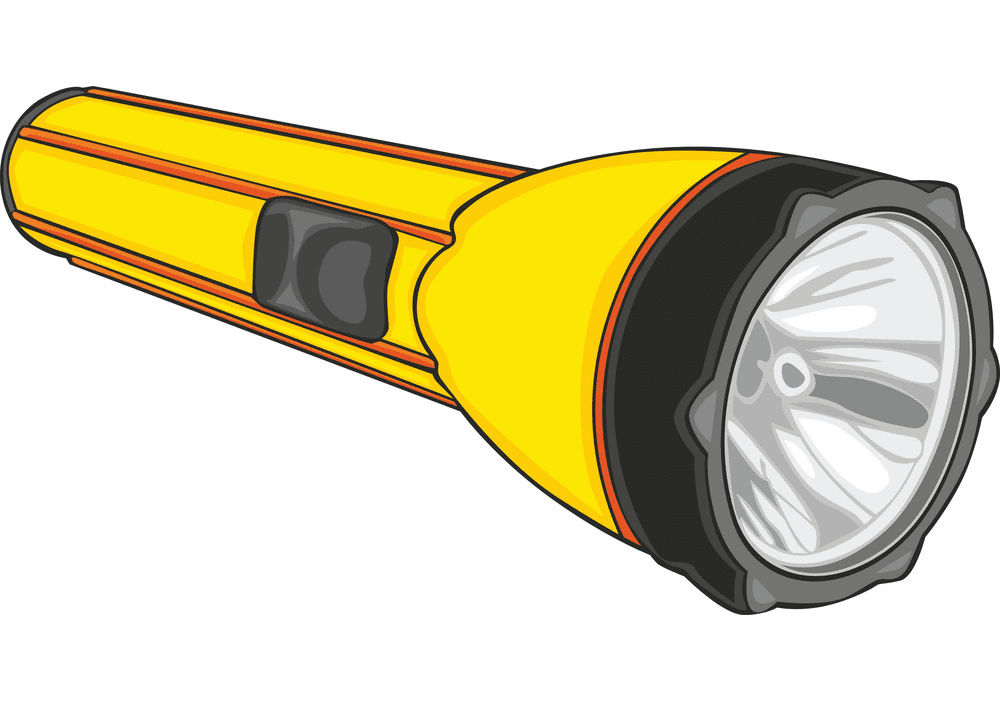 Detail Flashlight Clipart Nomer 36