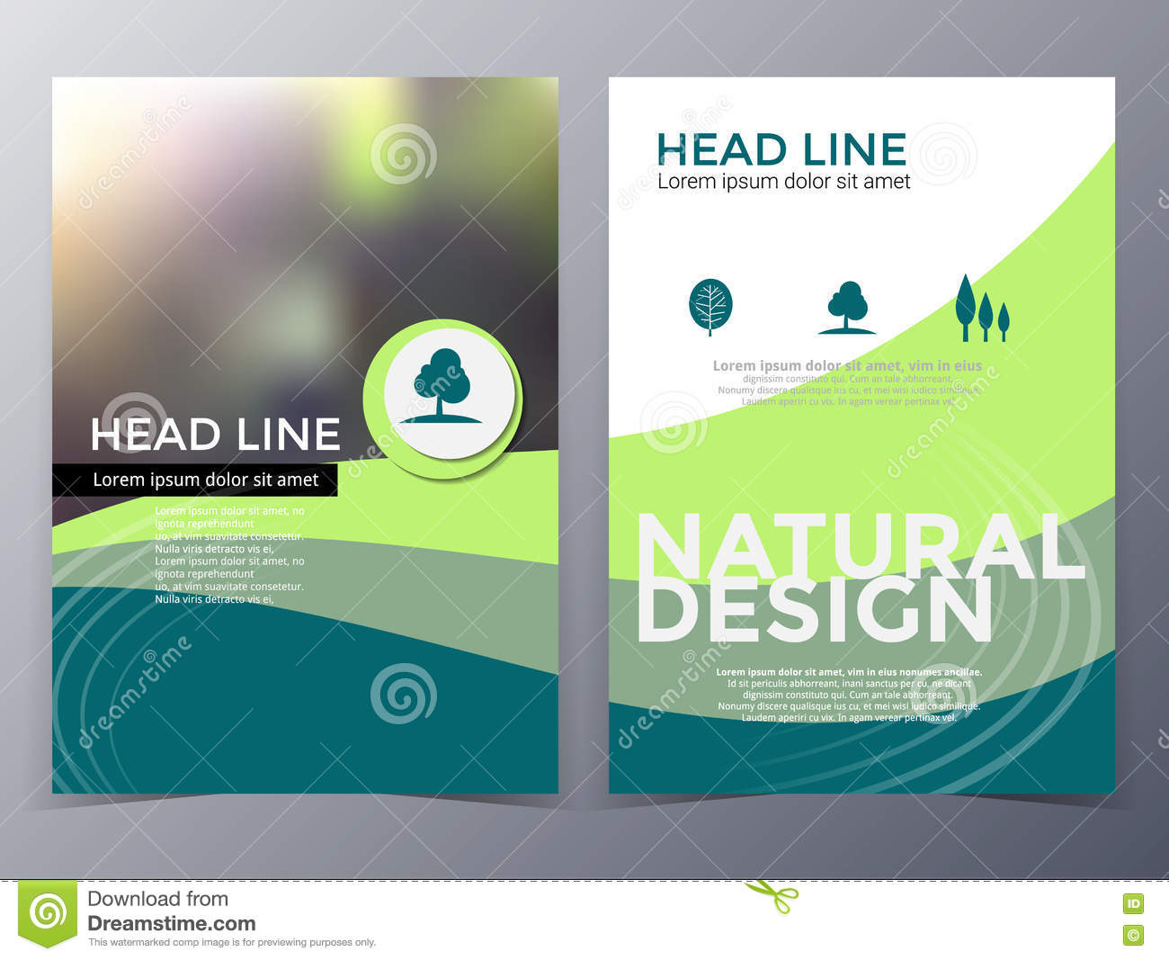 Detail Flat Design Pamflet Nomer 21