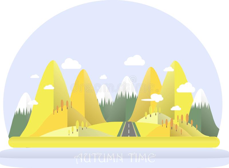 Detail Flat Design Pemandangan Nomer 37