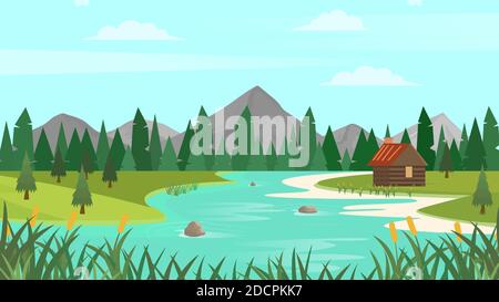 Detail Flat Design Pemandangan Nomer 45