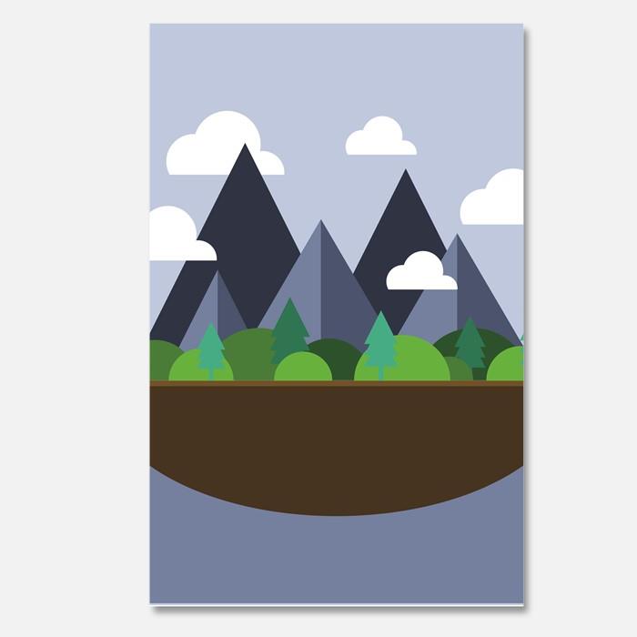 Detail Flat Design Pemandangan Nomer 48