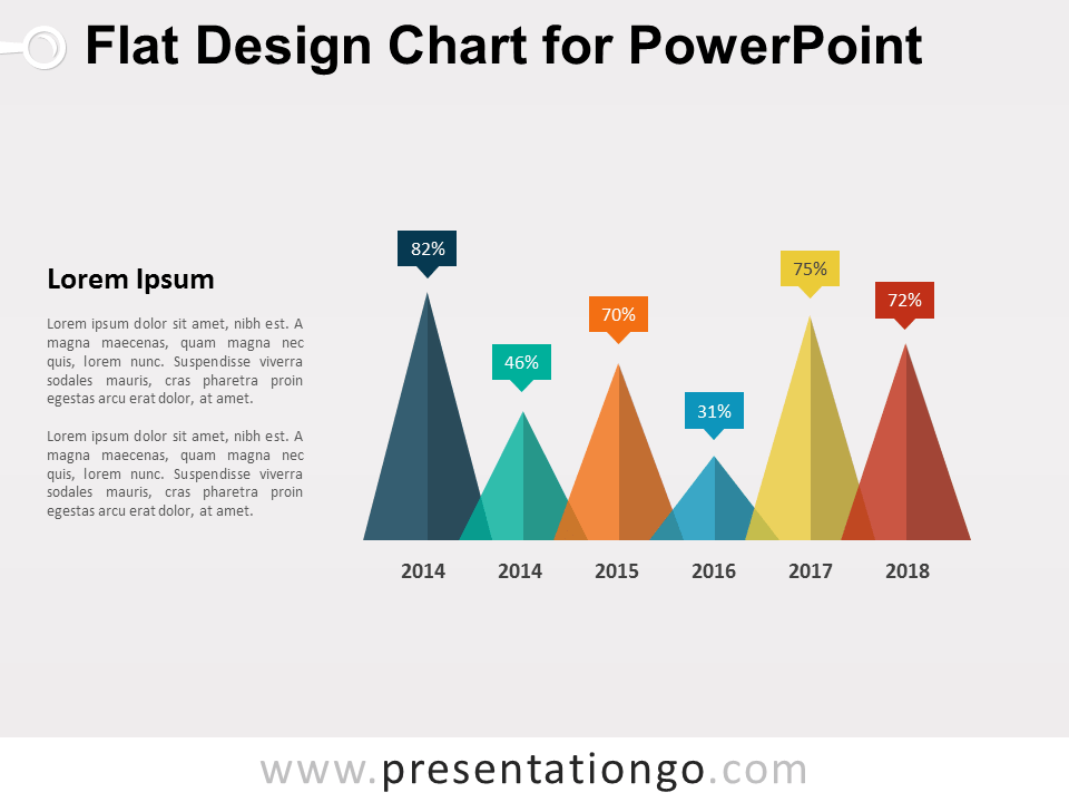 Detail Flat Design Power Point Nomer 49