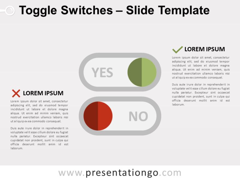 Detail Flat Design Powerpoint Template Nomer 48