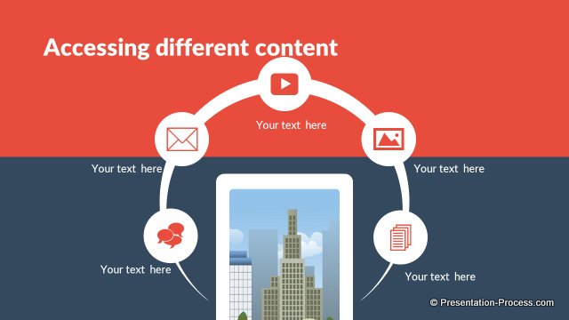 Detail Flat Design Powerpoint Template Free Nomer 19