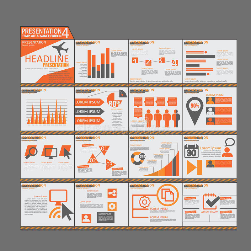 Detail Flat Design Powerpoint Template Free Nomer 28