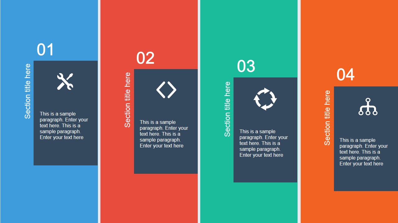Detail Flat Design Powerpoint Template Free Nomer 7
