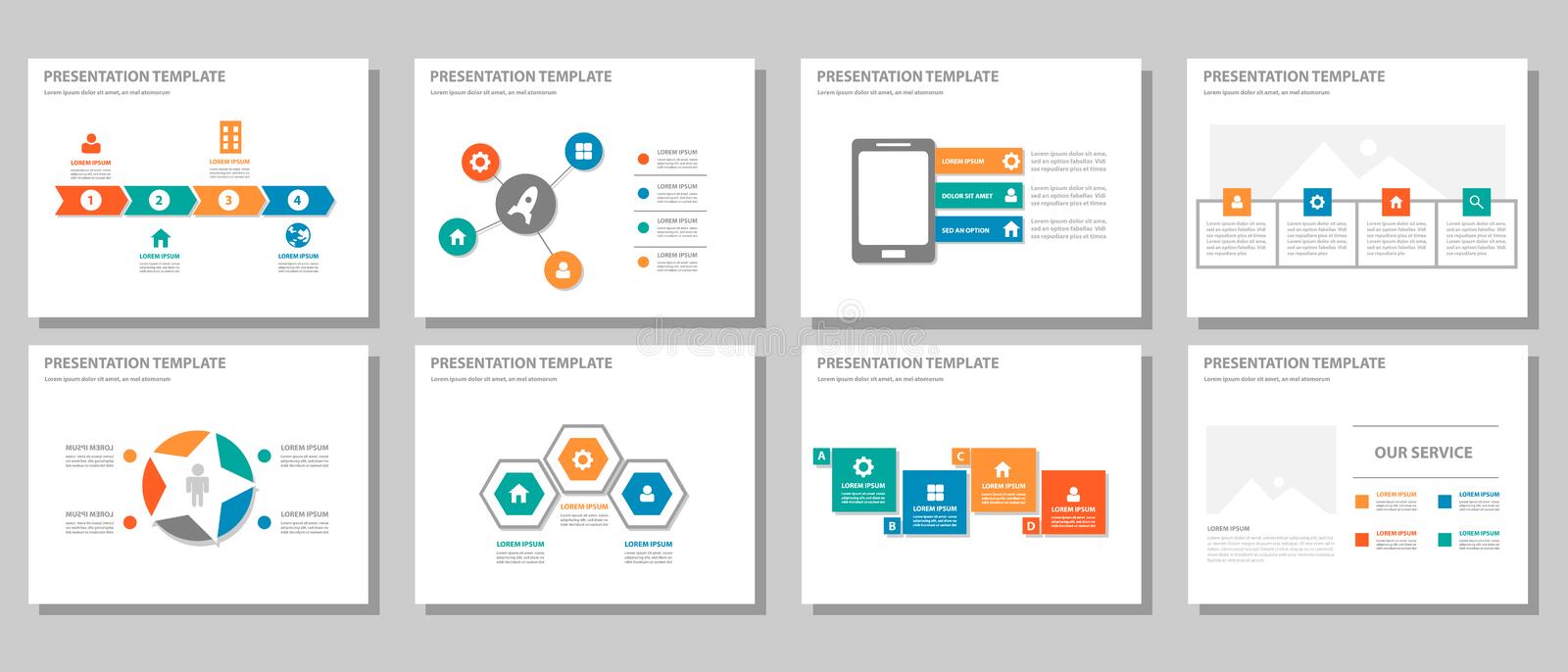 Detail Flat Design Ppt Templates Free Nomer 19