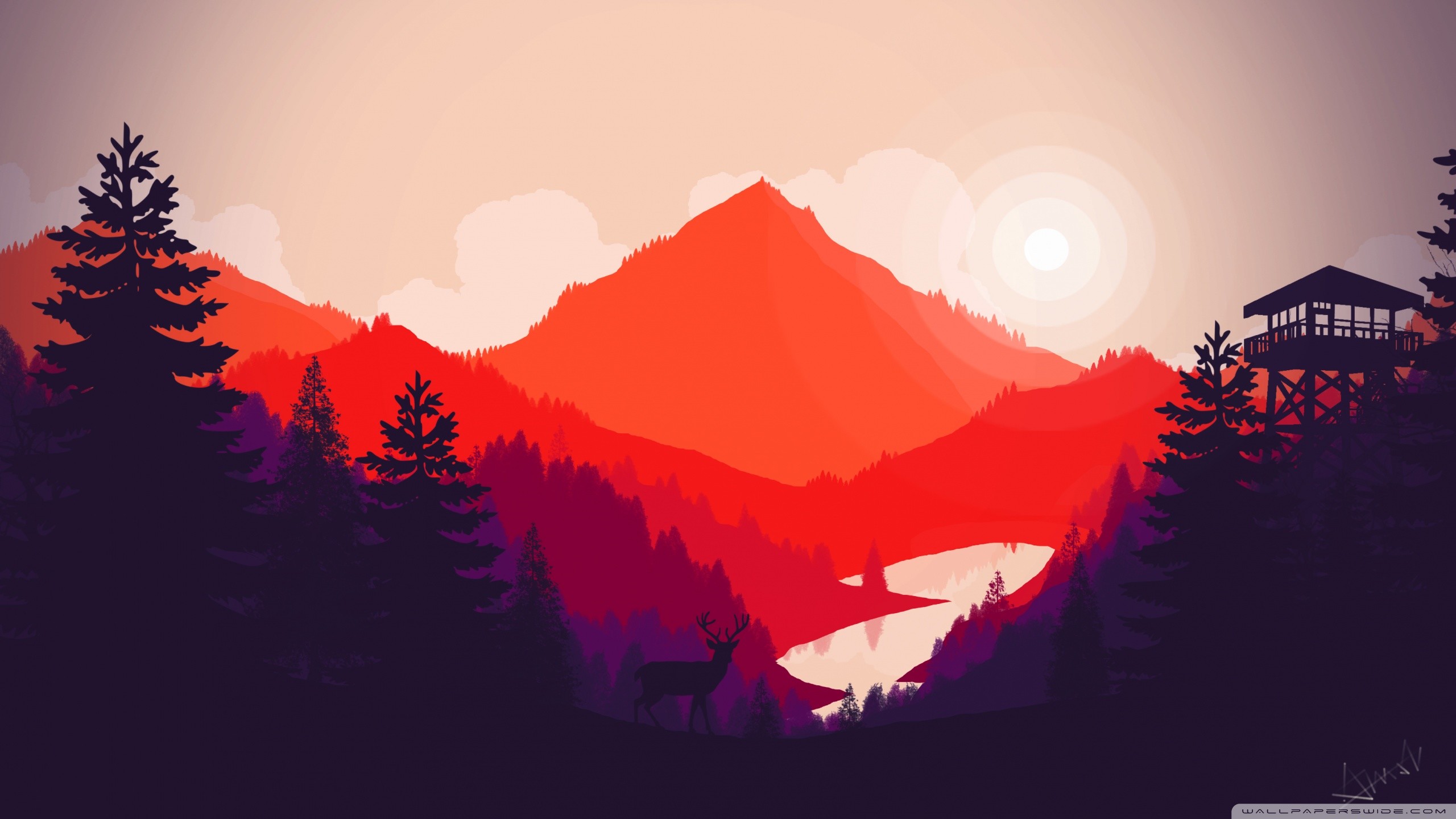 Detail Flat Design Wallpaper Nomer 17