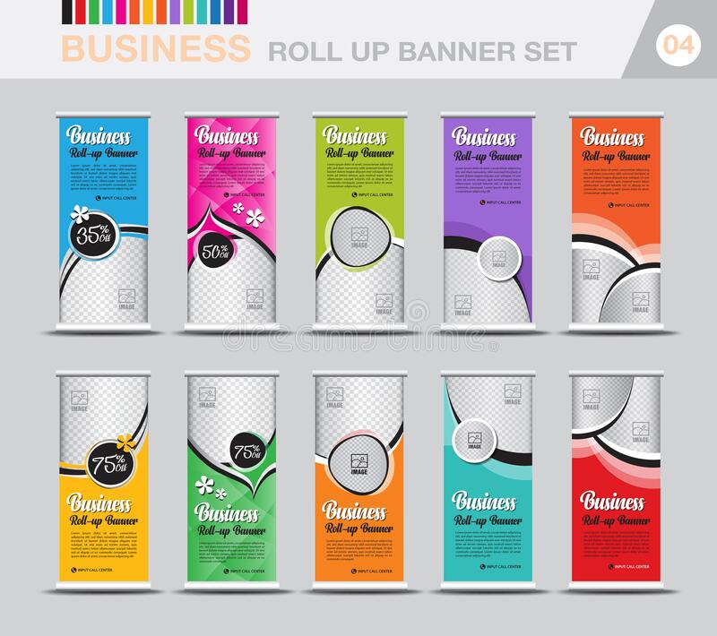 Detail Flat Design X Banner Nomer 34