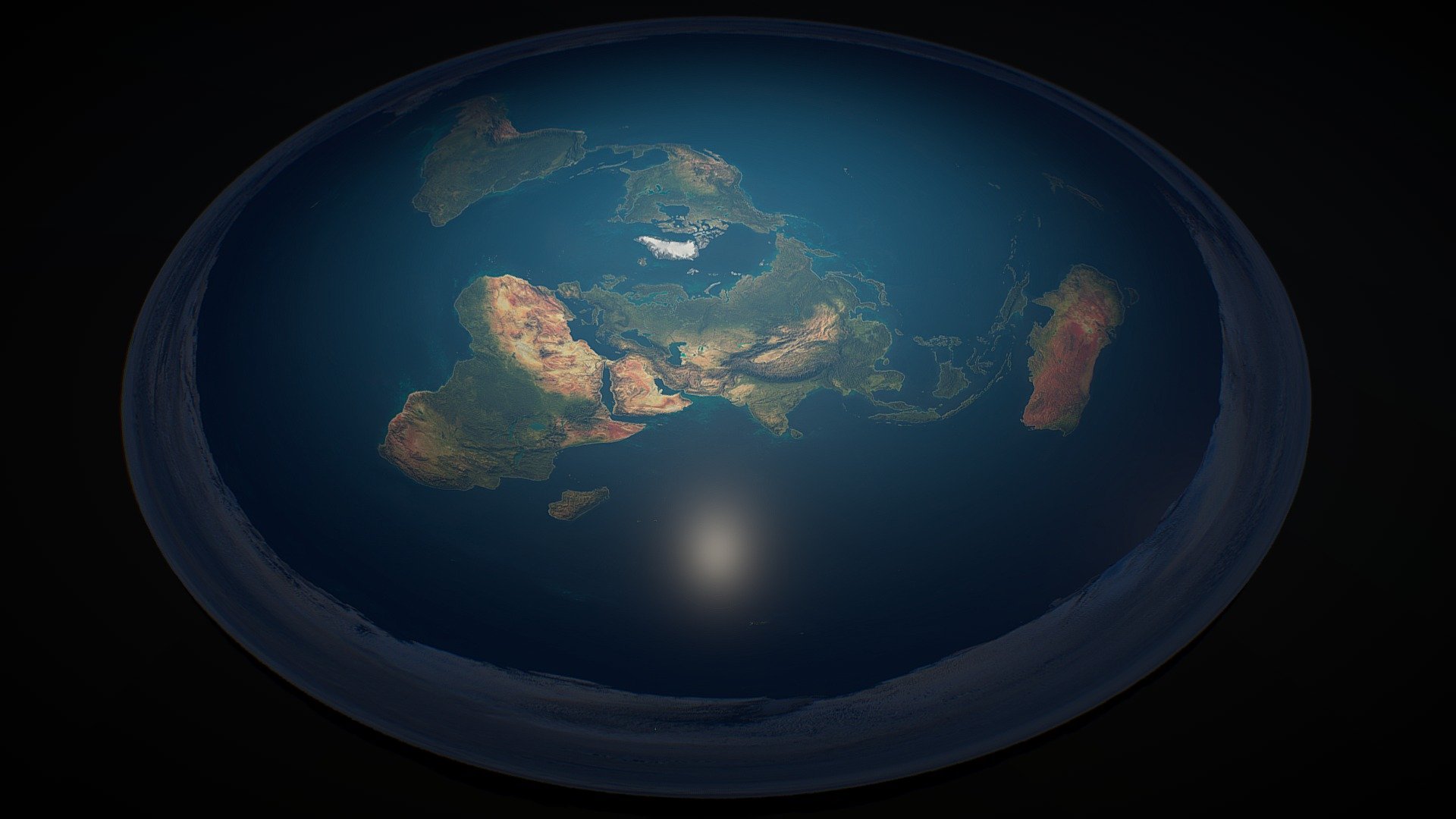 Detail Flat Earth Map Hd Nomer 29