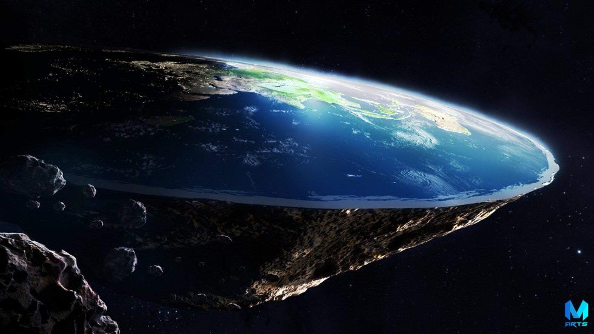 Detail Flat Earth Wallpaper Hd Nomer 3