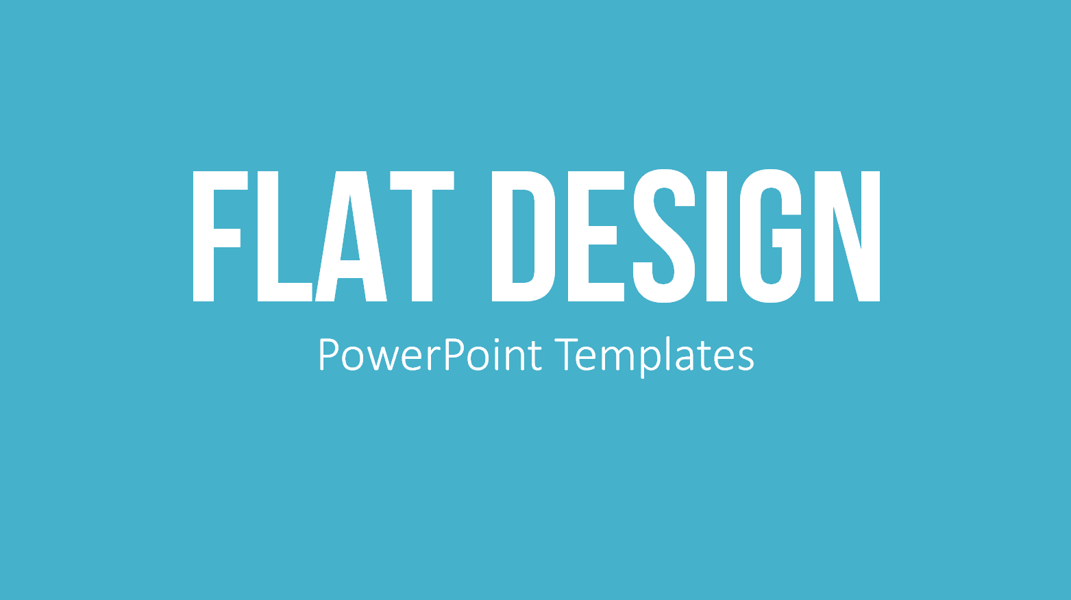 Detail Flat Presentation Template Nomer 38