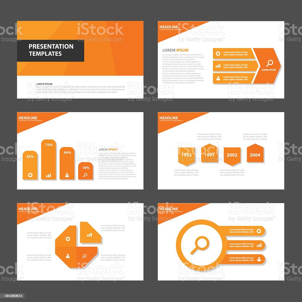 Detail Flat Presentation Template Nomer 51