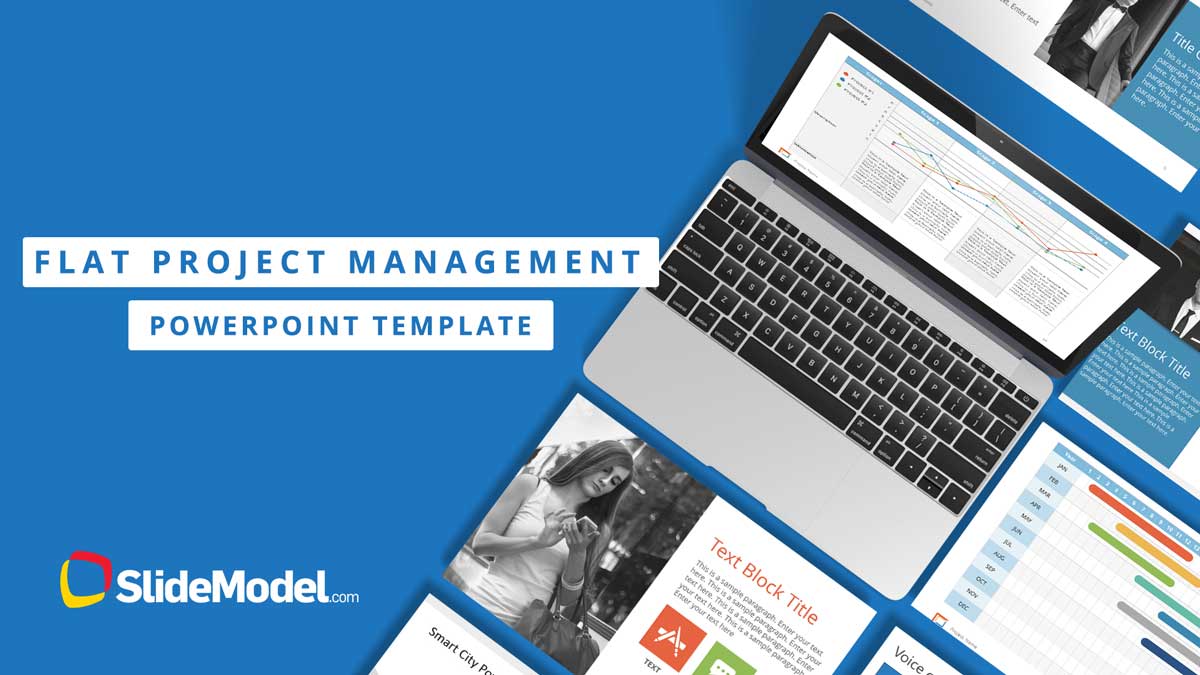 Detail Flat Presentation Template Nomer 53