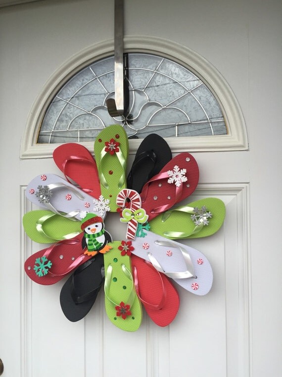 Detail Flip Flop Christmas Wreath Nomer 21