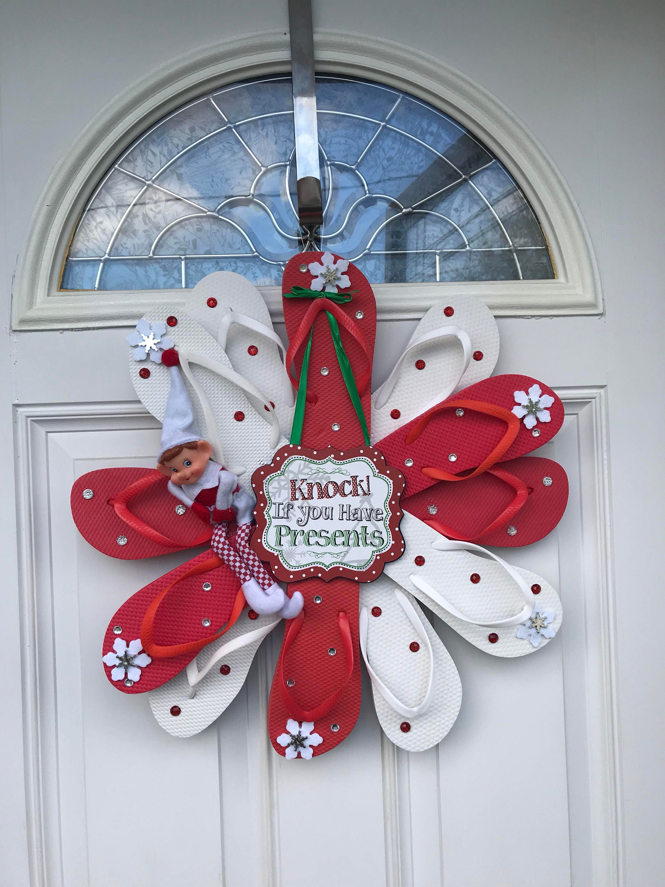 Detail Flip Flop Christmas Wreath Nomer 7