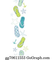 Detail Flip Flop Clip Art Border Nomer 20