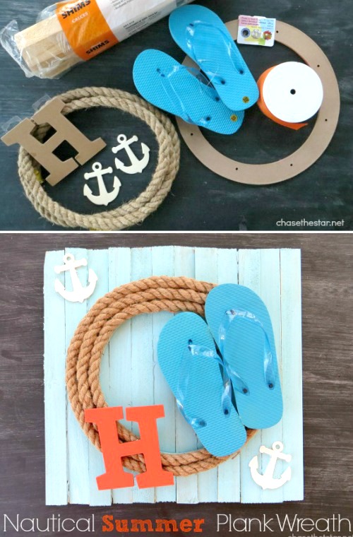 Detail Flip Flop Wreath Michaels Nomer 33