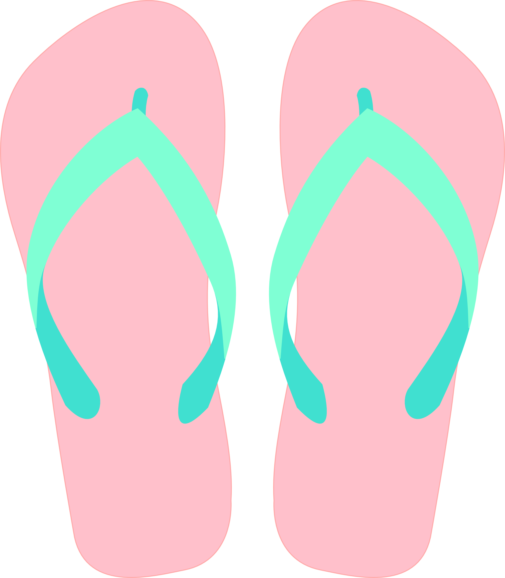 Detail Flip Flops Clipart Nomer 14