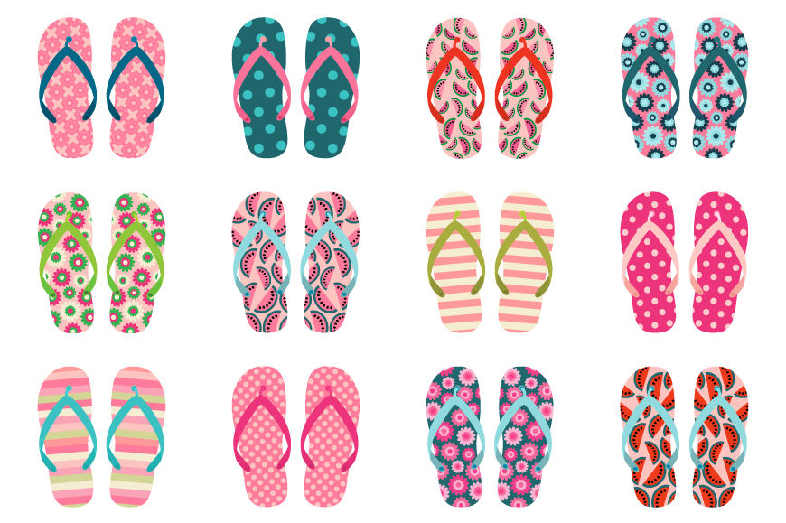 Detail Flip Flops Clipart Nomer 45