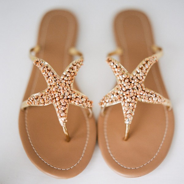 Detail Flip Flops With Starfish Nomer 25