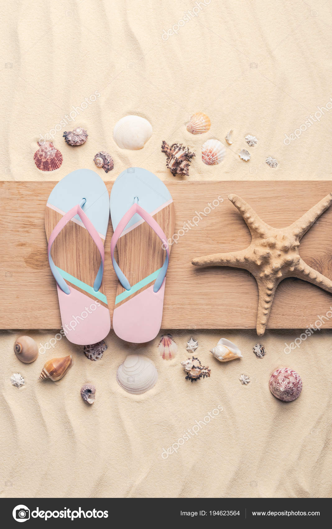 Detail Flip Flops With Starfish Nomer 48