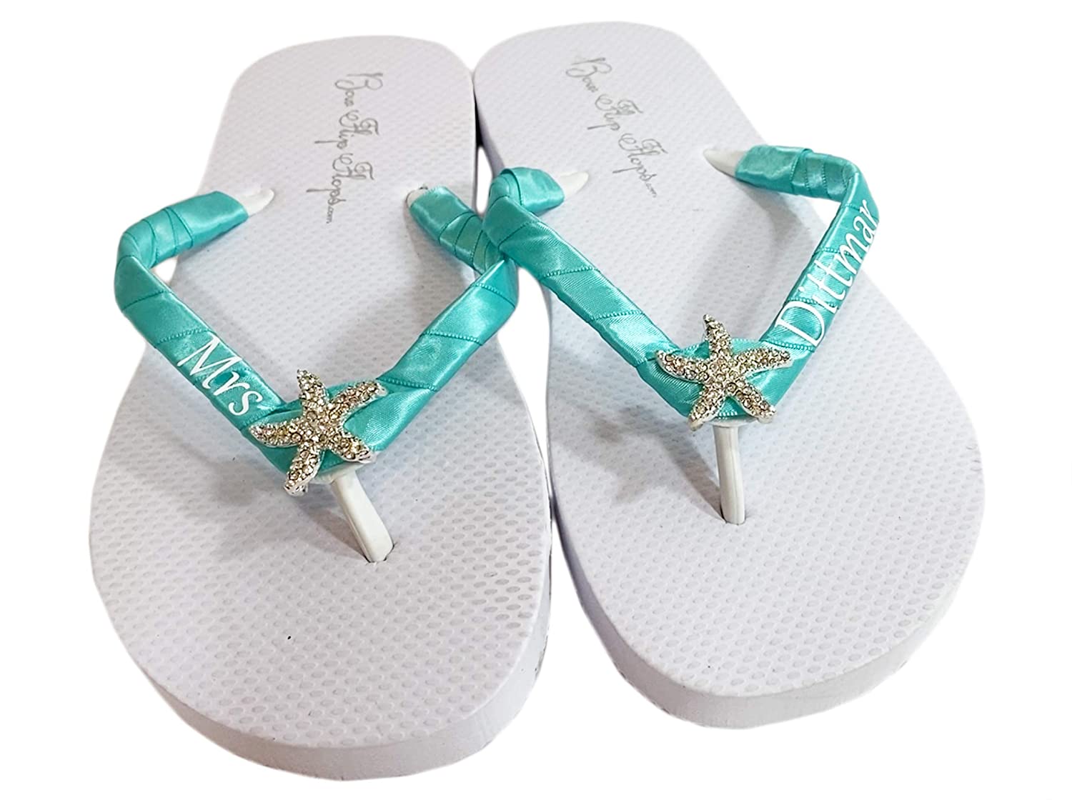 Detail Flip Flops With Starfish Nomer 8