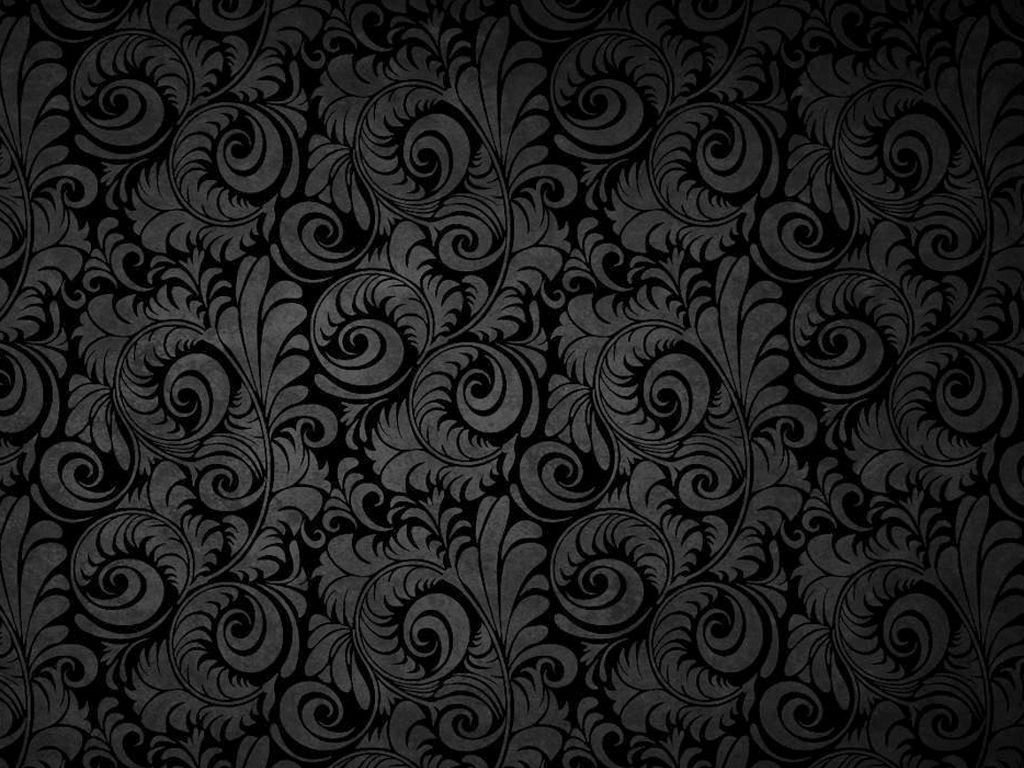 Detail Floral Background Black Nomer 2