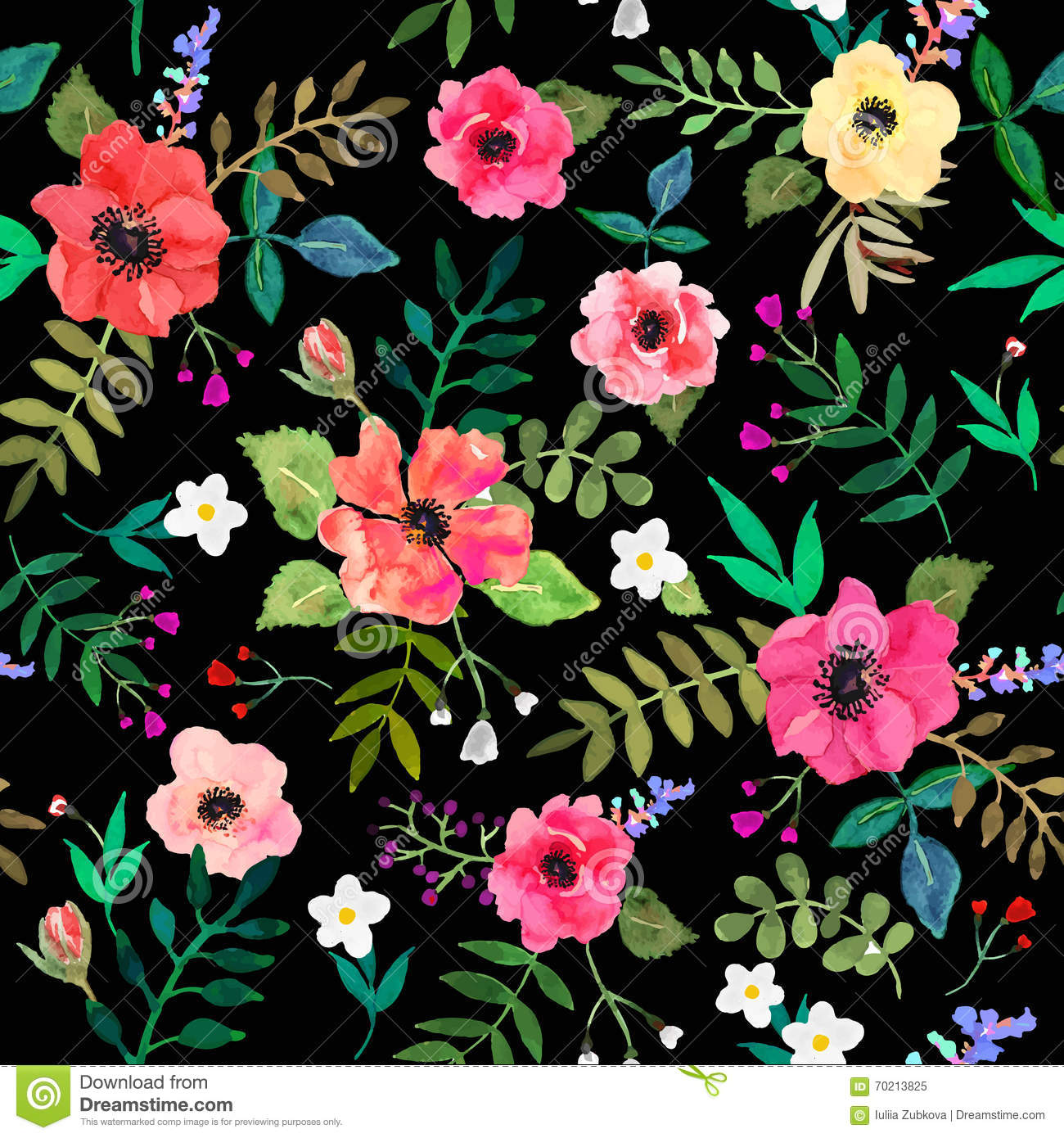 Detail Floral Background Black Nomer 25