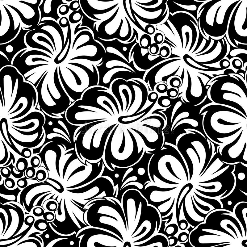 Detail Floral Background Black Nomer 31