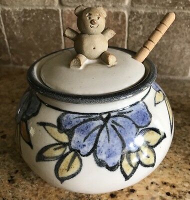 Detail Floral Bear Honey Pot Nomer 16