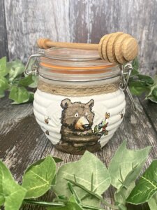 Detail Floral Bear Honey Pot Nomer 33