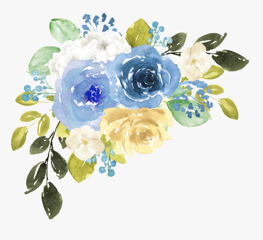 Detail Floral Blue Png Nomer 27
