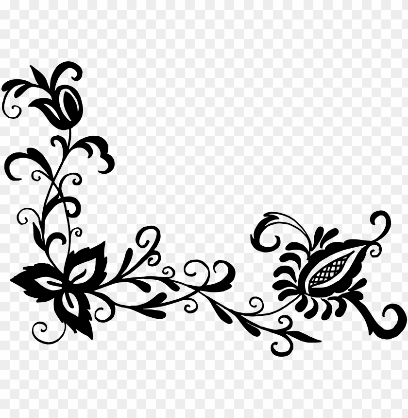 Detail Floral Design Transparent Background Nomer 11