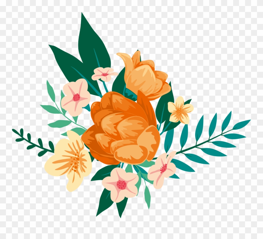 Detail Floral Design Transparent Background Nomer 14