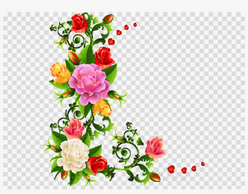 Detail Floral Design Transparent Background Nomer 35
