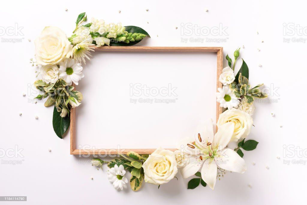 Detail Floral Frame Background Nomer 41