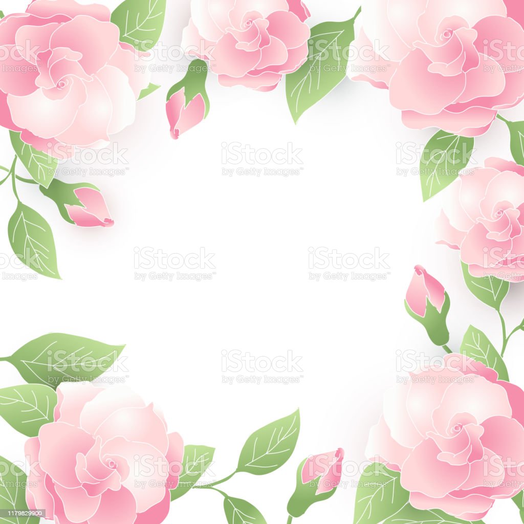 Detail Floral Frame Background Nomer 45