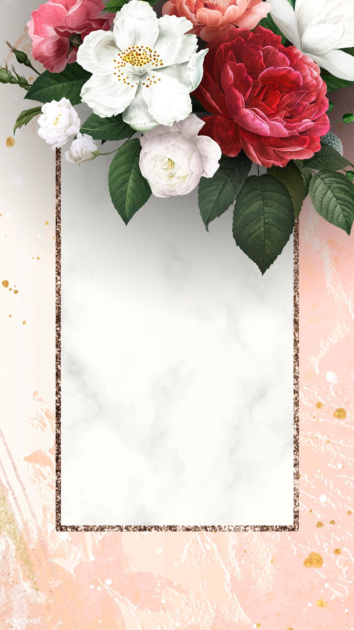 Detail Floral Frame Background Nomer 6