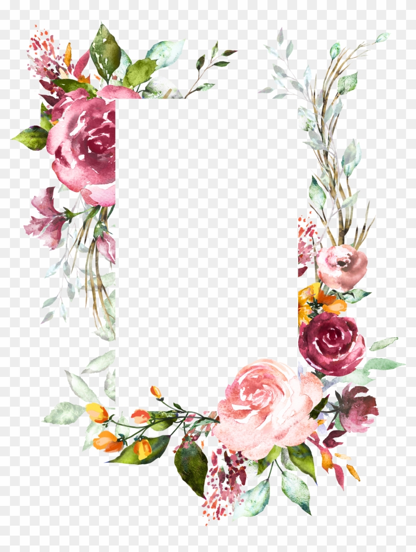 Detail Floral Frame Hd Nomer 14