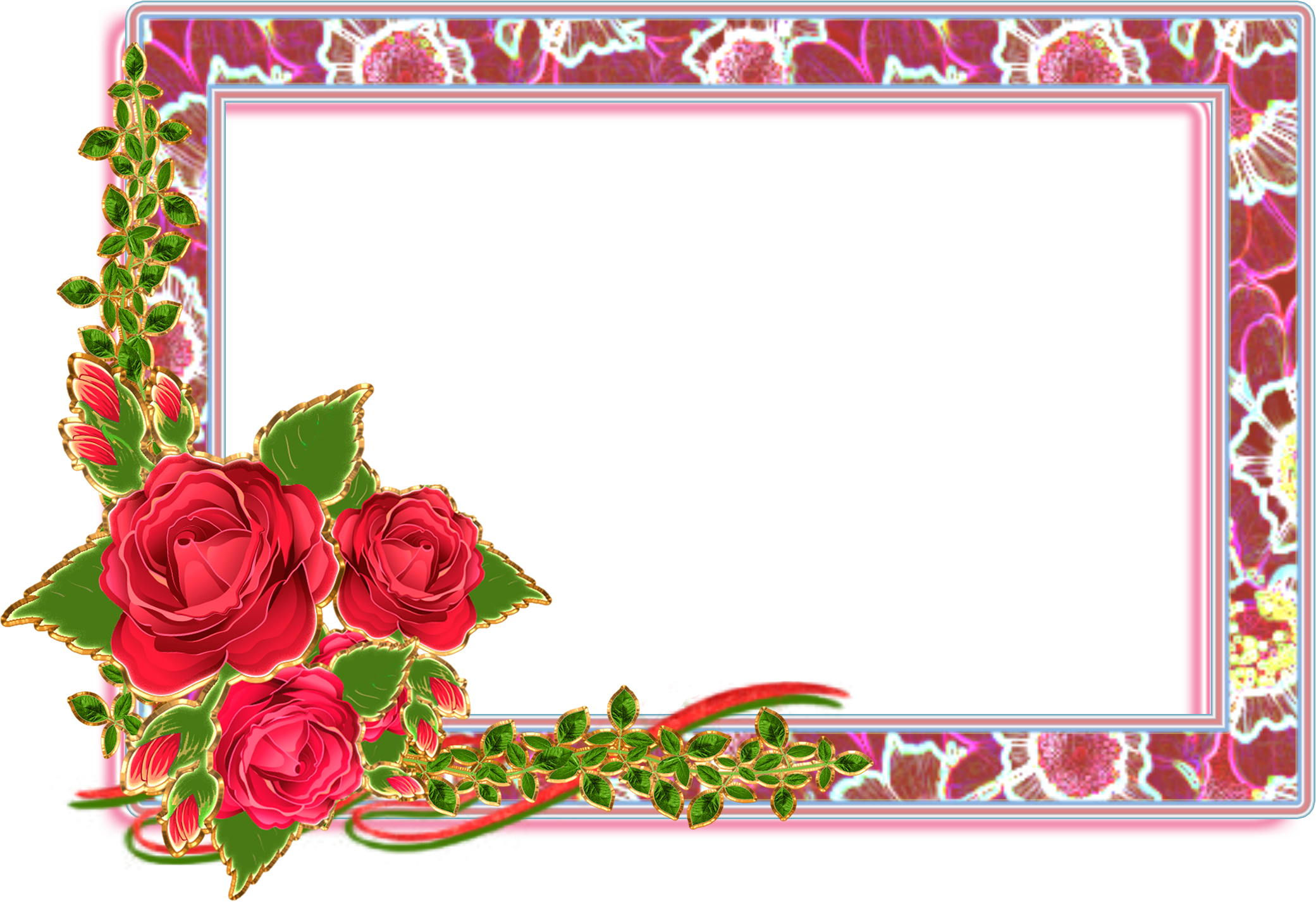 Detail Floral Frame Hd Nomer 48