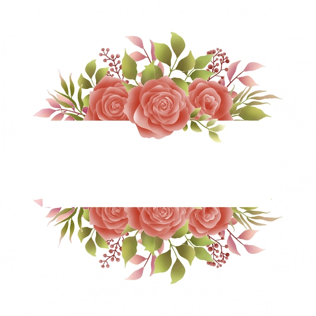 Detail Floral Frame Logo Olshop Kosong Nomer 53