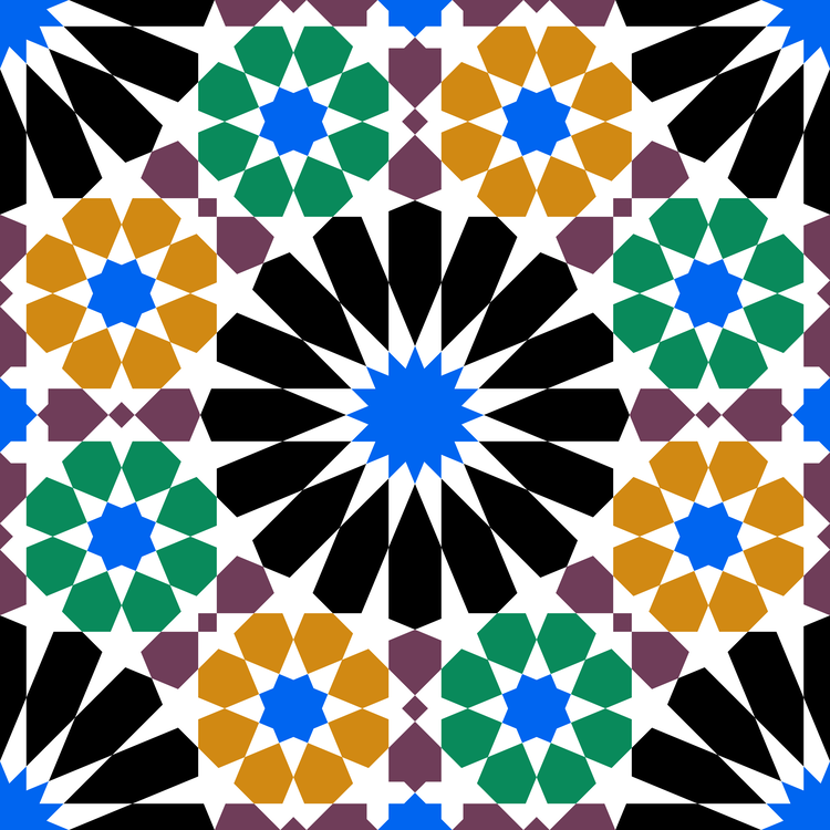 Detail Moorish Pattern Nomer 7