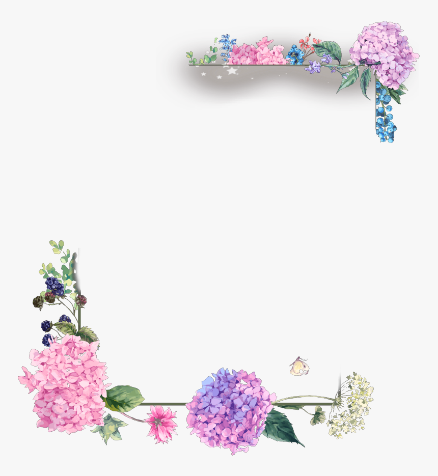 Detail Floral Frames Nomer 18