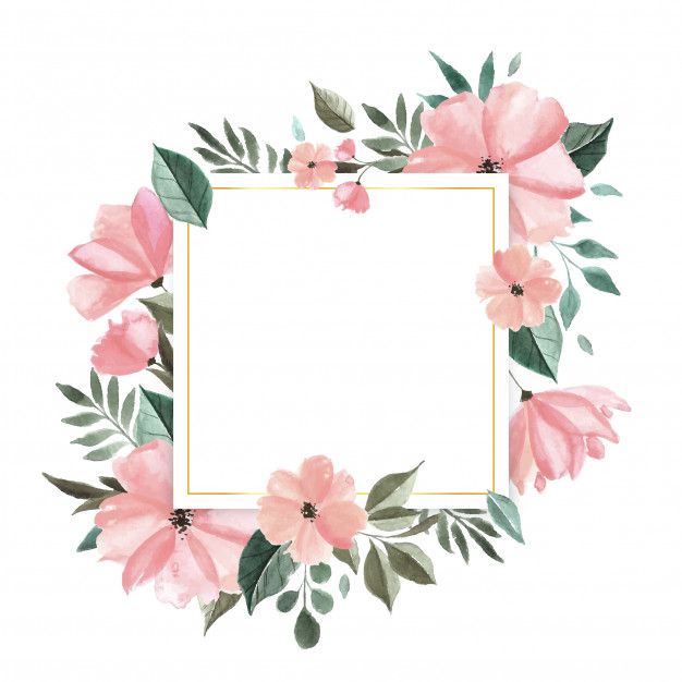Detail Floral Frames Nomer 19
